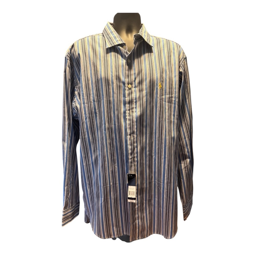 NWT Ralph Lauren Multicolor Striped Button Down Shirt
